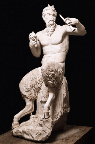 Pan, greek god of the wild and the sheperds